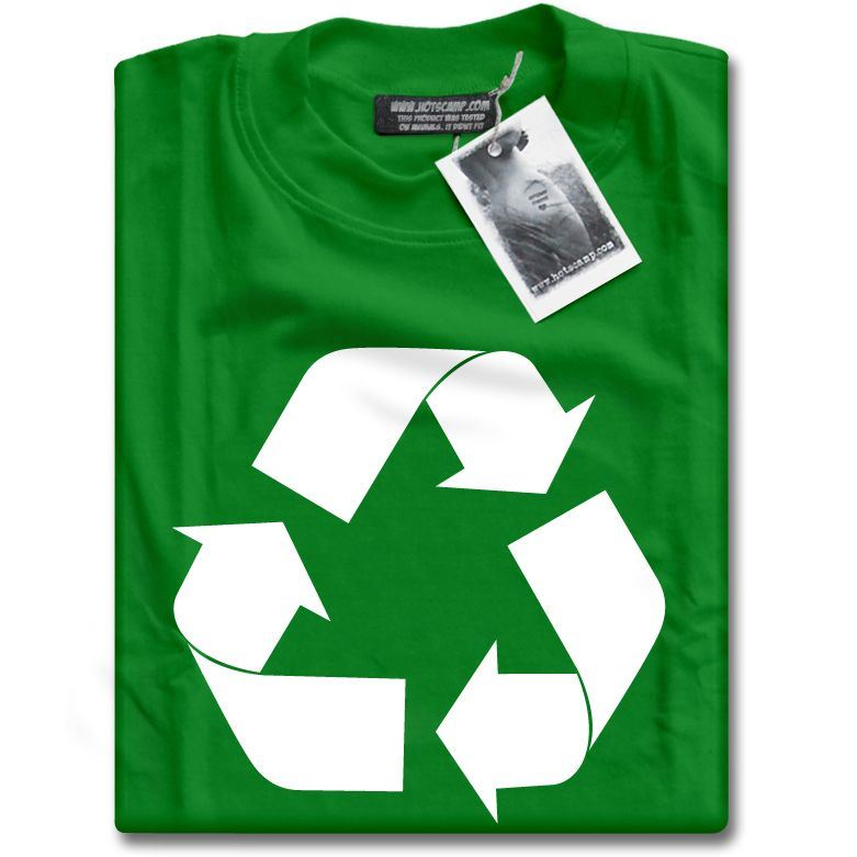 Recycle Recycling Symbol - Mens and Youth Unisex T-Shirt