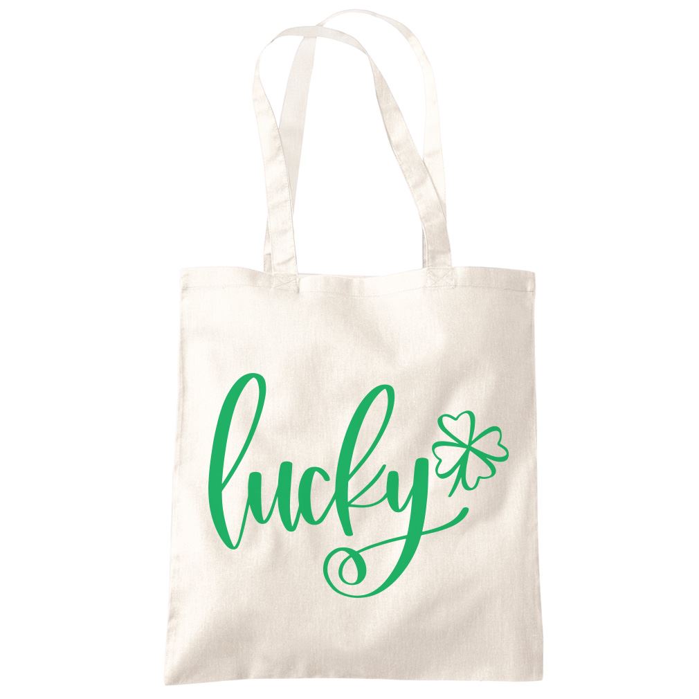 Lucky Four Leaf Clover St Patrick's Day - Tote Shopping Bag