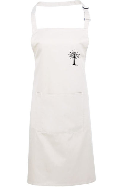 White Tree of Gondor Pocket Design - Apron - Chef Cook Baker