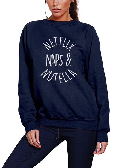 Netflix Naps and Nutella - Youth & Womens Sweatshirt