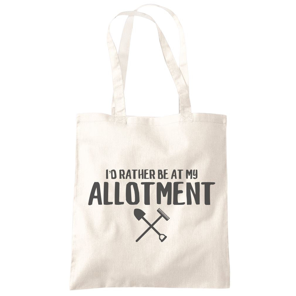 I'd Rather Be At My Allotment - Tote Shopping Bag