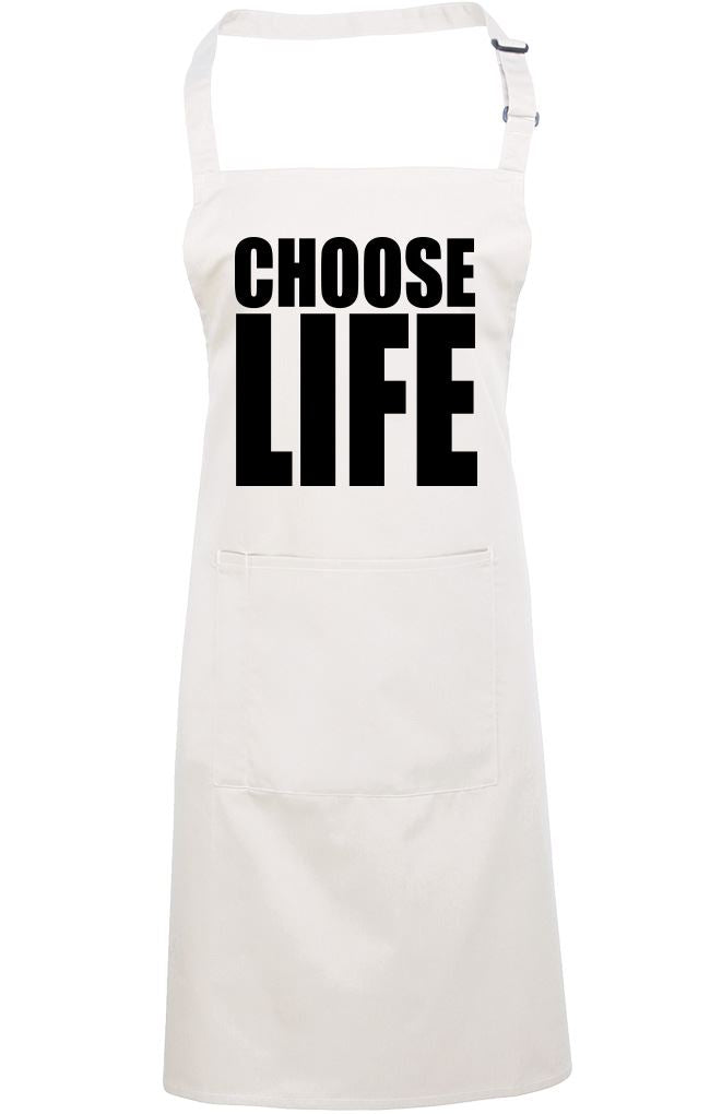 Choose Life 80s - Apron - Chef Cook Baker
