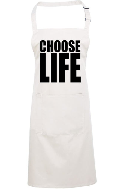 Choose Life 80s - Apron - Chef Cook Baker