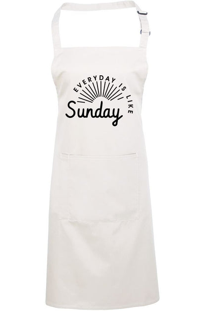 Everyday Is Like Sunday - Apron - Chef Cook Baker
