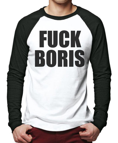 Fuck Boris Prime Minister - Men Baseball Top