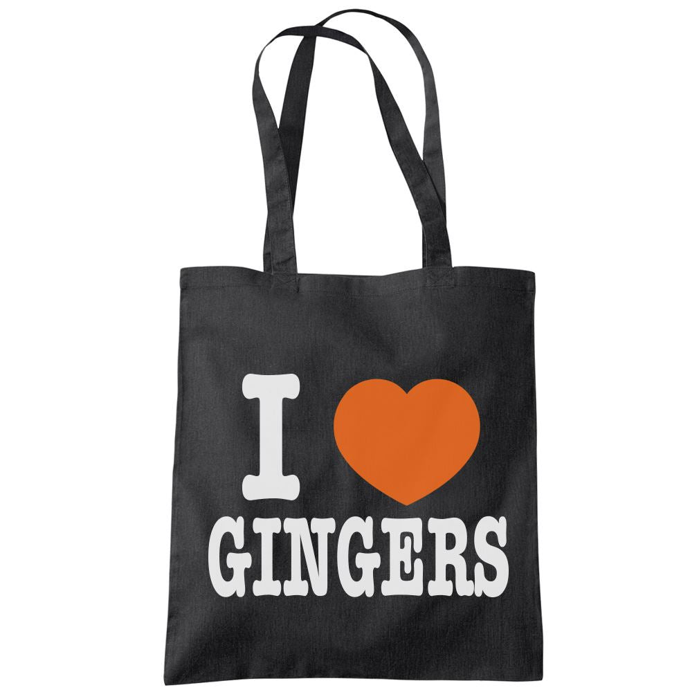 I Love Heart Gingers - Tote Shopping Bag