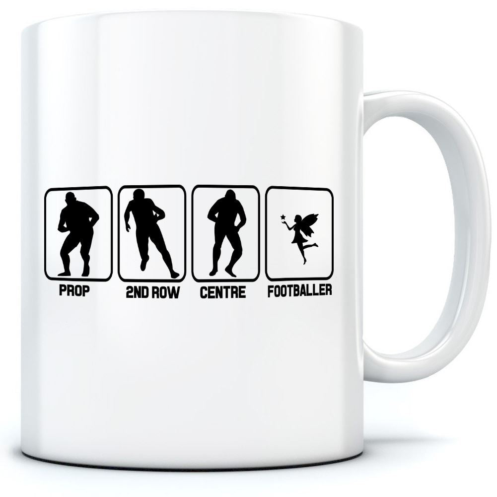 Rugby - Prop, 2nd Row Centre Footballer "Fairy" - Mug for Tea Coffee