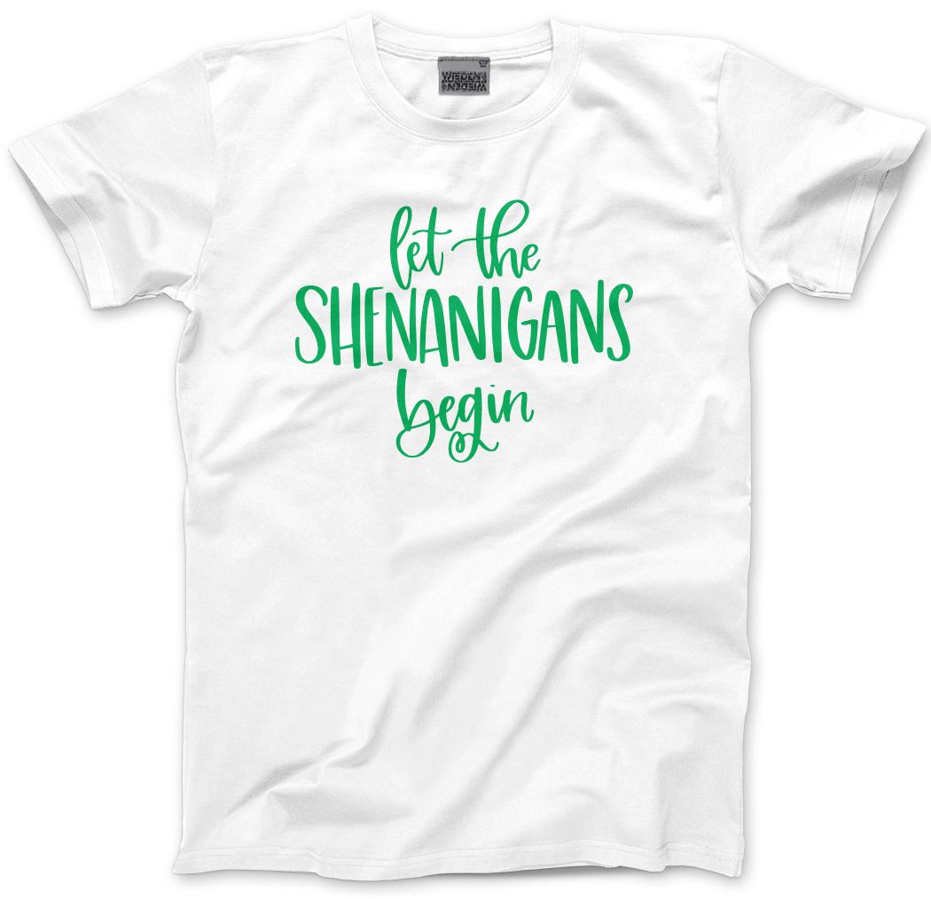 Let the Shenanigans Begin St Patrick's Day - Kids T-Shirt