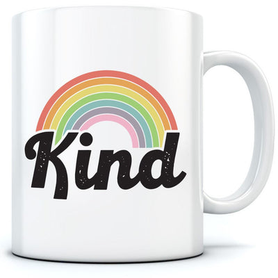 Be Kind Rainbow Mug for Tea Coffee