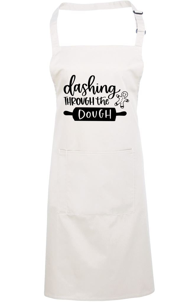 Dashing Through The Dough - Apron - Chef Cook Baker