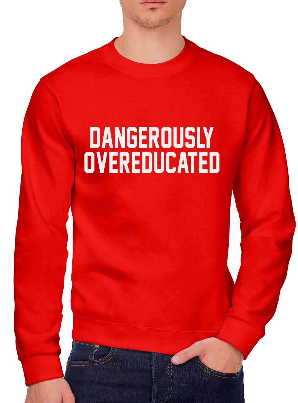Dangerously Overeducated - Youth & Mens Sweatshirt