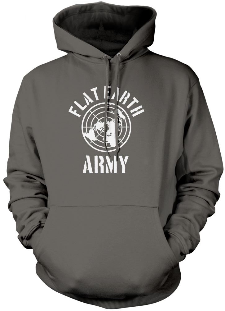 Flat Earth Army Flat-earther Theory - Unisex Hoodie