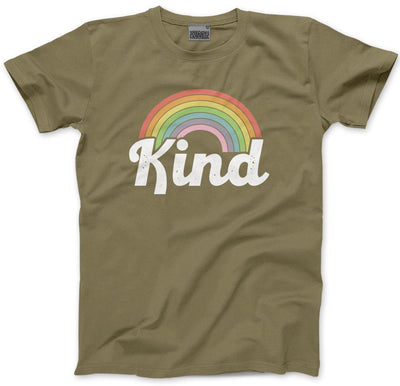 Be Kind Rainbow Mens and Youth Unisex T-Shirt