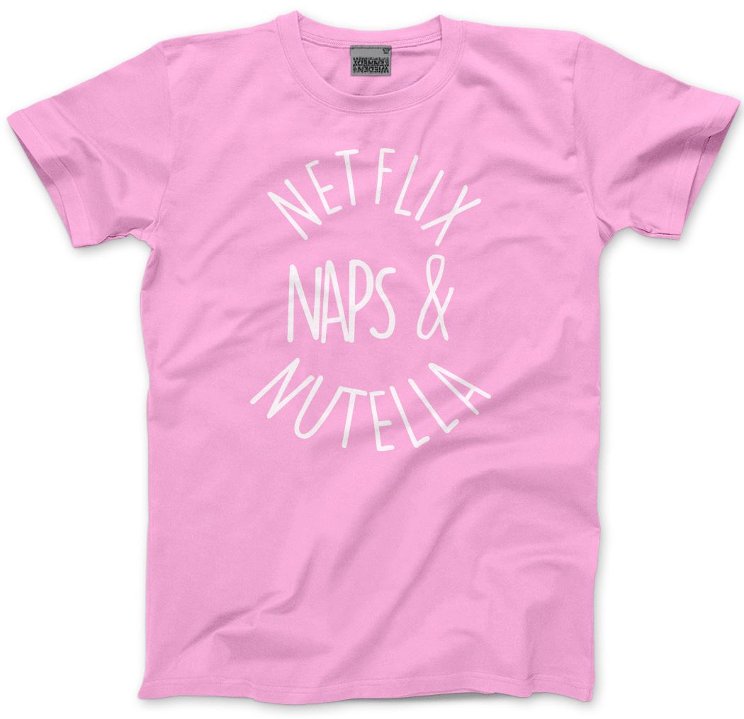 Netflix Naps and Nutella - Kids T-Shirt