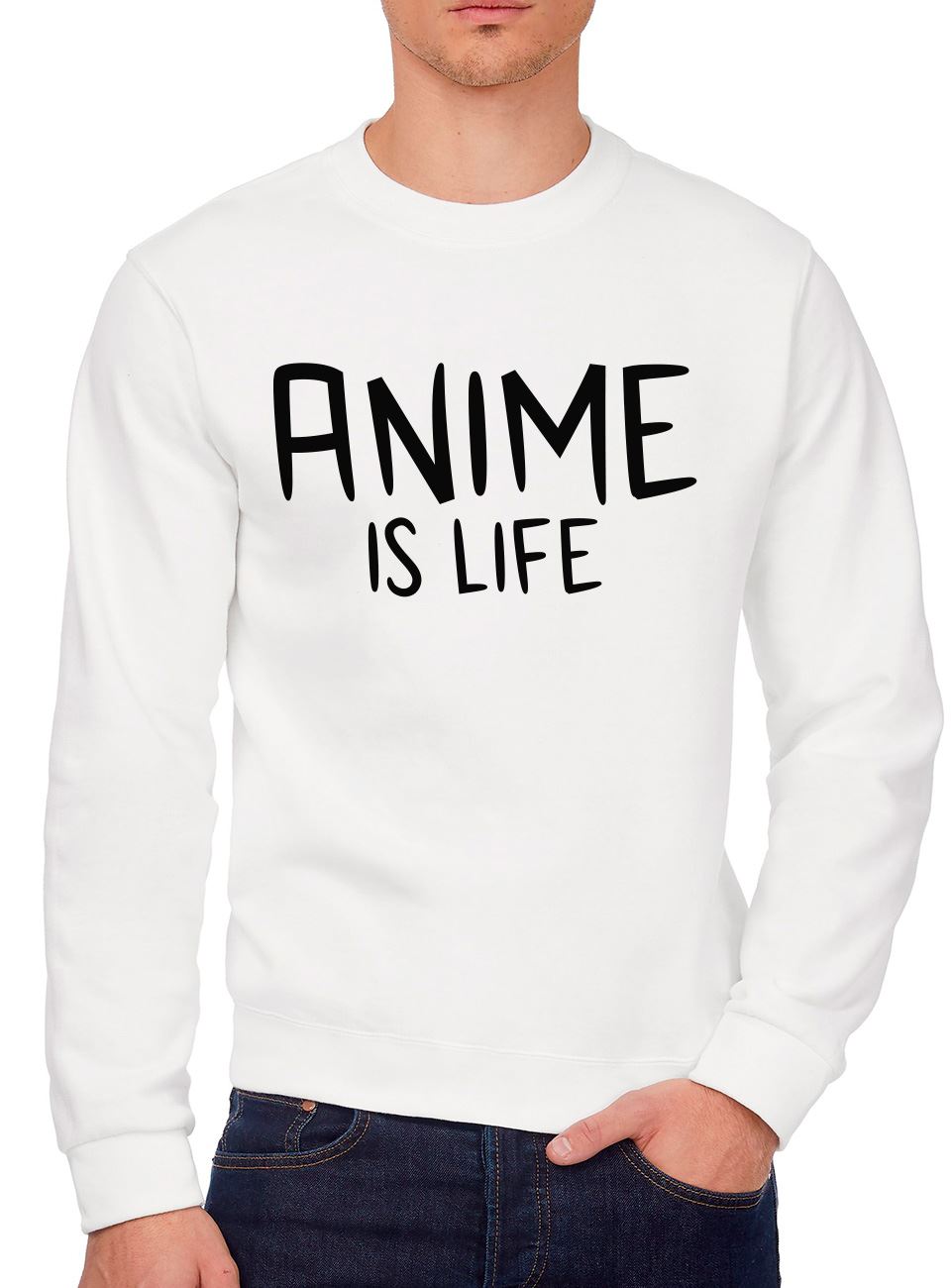 Anime is Life - Youth & Mens Sweatshirt