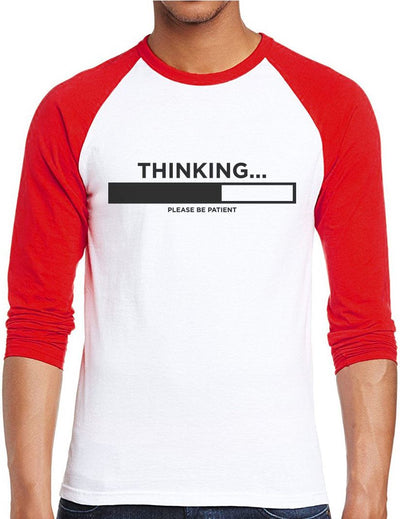 Thinking ... Please Be Patient - Men Baseball Top