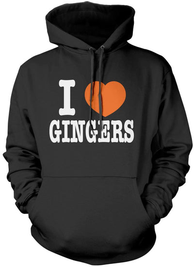 I Love Heart Gingers - Kids Unisex Hoodie