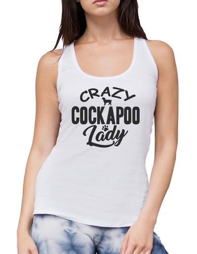 Crazy Cockapoo Lady - Womens Vest Tank Top