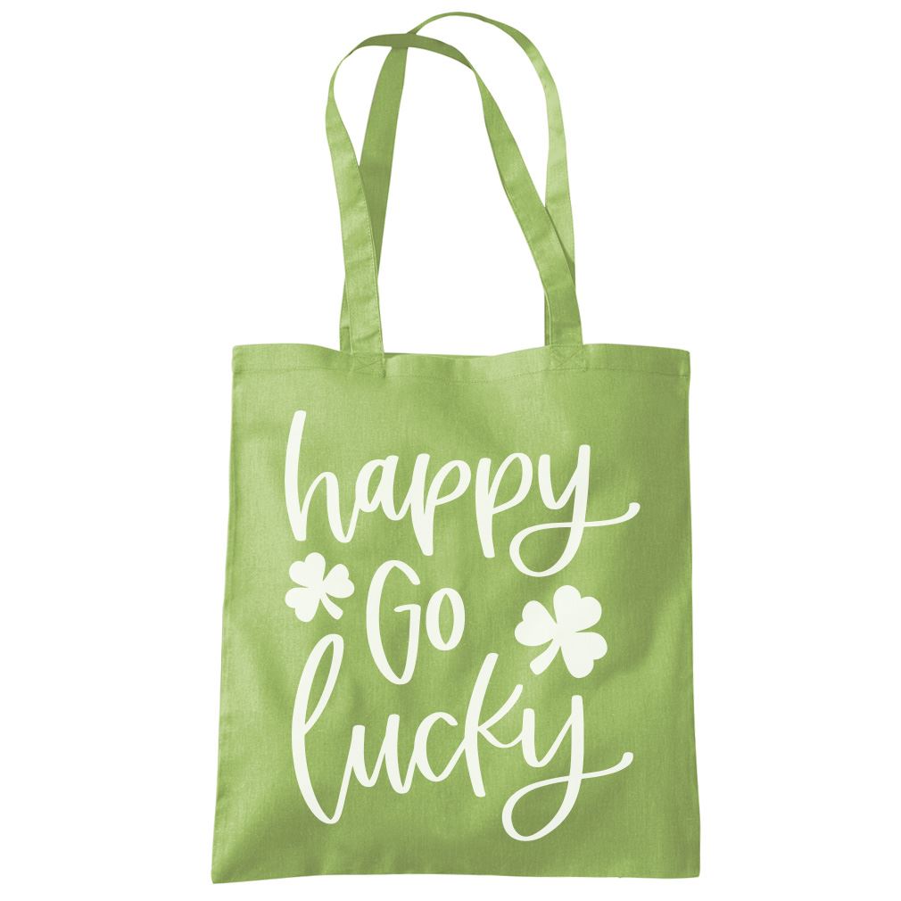 Happy Go Lucky St Patrick's Day - Tote Shopping Bag
