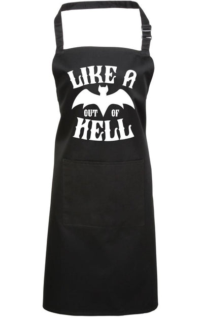 Like a Bat Out of Hell - Apron - Chef Cook Baker