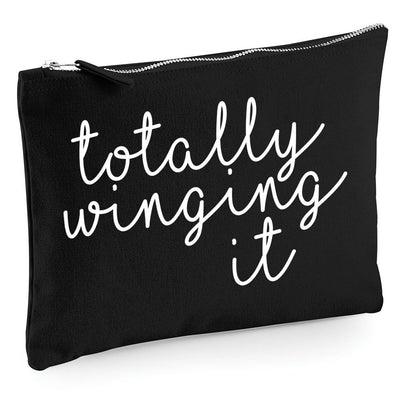 Totally Winging It - Zip Bag Costmetic Make up Bag Pencil Case Accessory Pouch