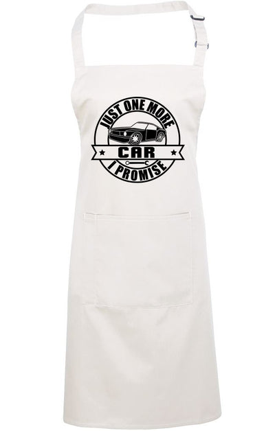Just One More Car I Promise - Apron - Chef Cook Baker
