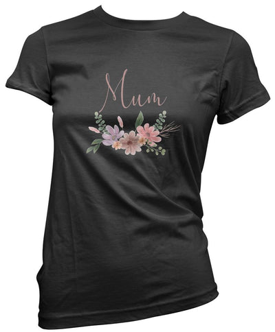 Mum Flowers - Womens T-Shirt Mother's Day Mum Mama