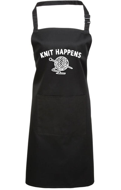 Knit Happens - Apron - Chef Cook Baker