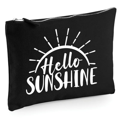 Hello Sunshine - Zip Bag Cosmetic Make up Bag Pencil Case Accessory Pouch