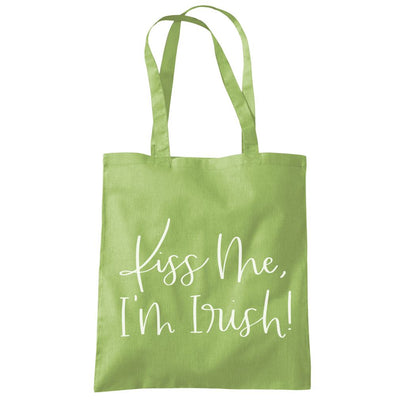 Kiss Me I'm Irish St Patrick's Day - Tote Shopping Bag