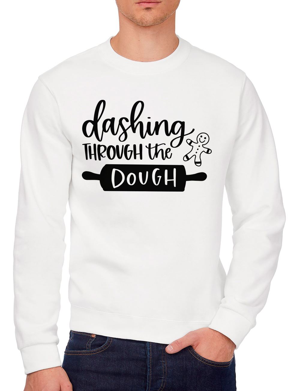 Dashing Through The Dough - Youth & Mens Sweatshirt