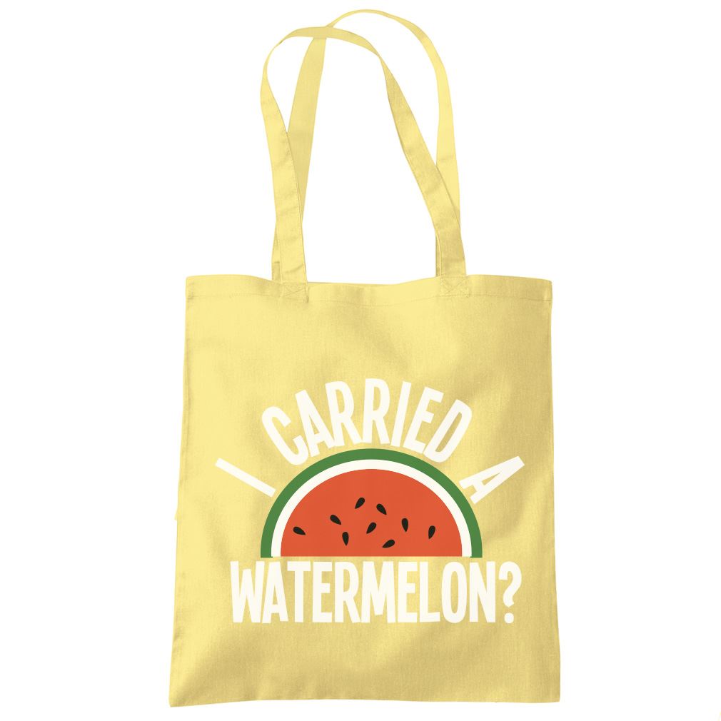 I Carried a Watermelon - Tote Shopping Bag