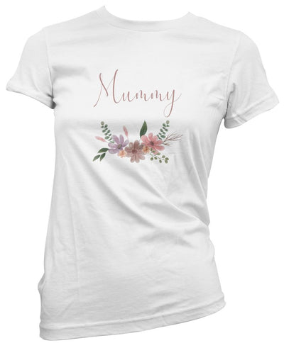 Mummy Flowers - Womens T-Shirt Mother's Day Mum Mama