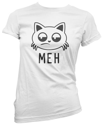 Meh Cat - Womens T-Shirt