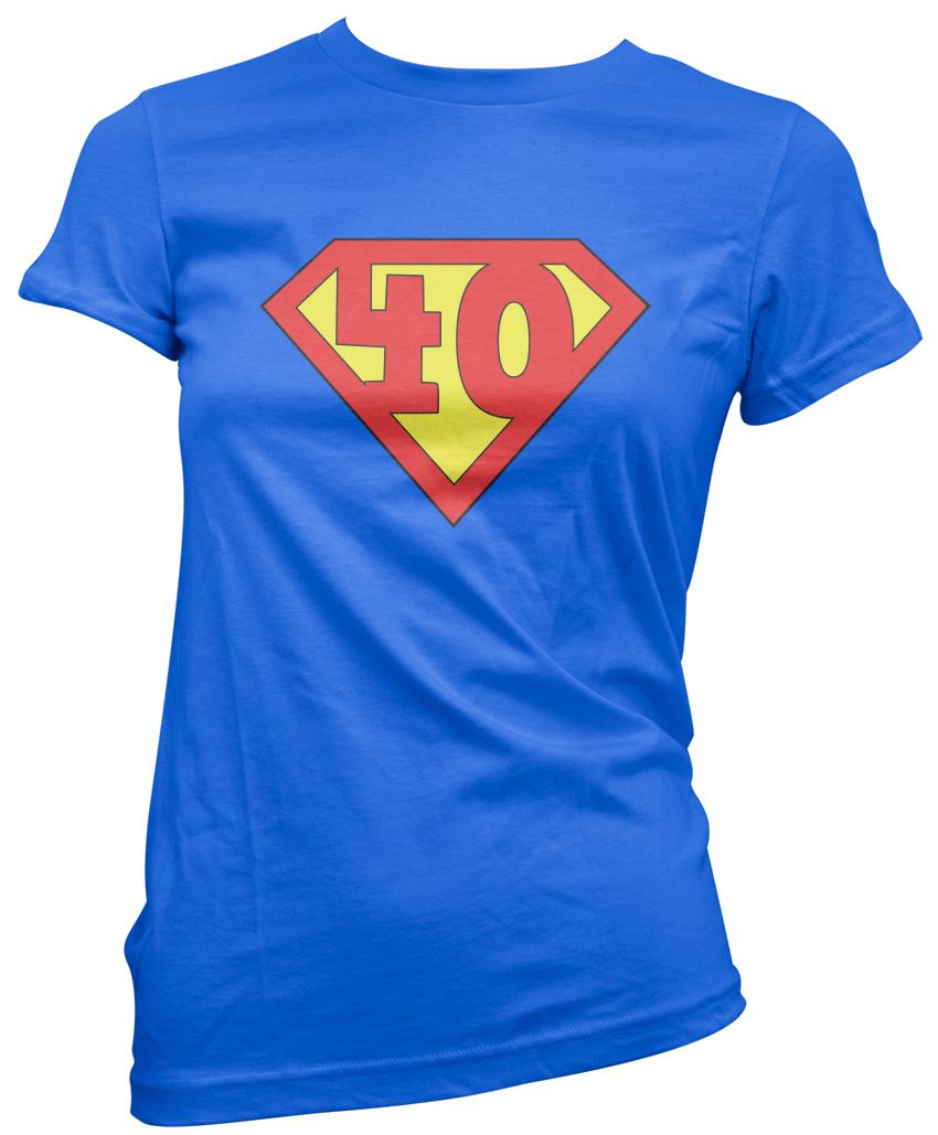 Super 40 Birthday Age - Womens T-Shirt