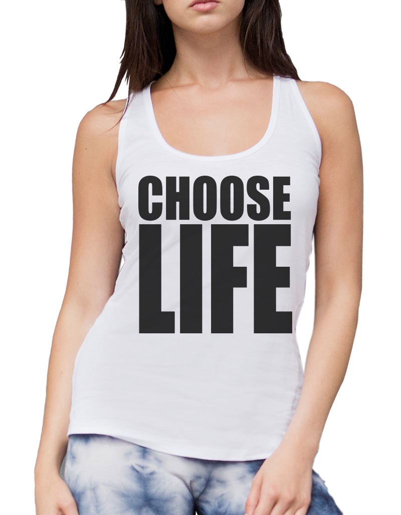 Choose Life 80s - Womens Vest Tank Top