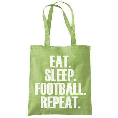 Eat Sleep Football Repeat - Tote Shopping Bag