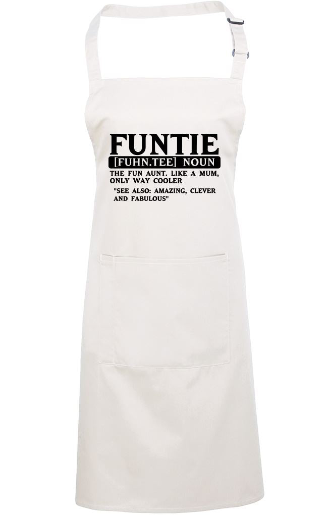 Funtie Fun Auntie - Apron - Chef Cook Baker