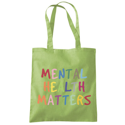 Mental Health Matters Rainbow - Tote Shopping Bag