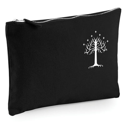 White Tree of Gondor Pocket Design - Zip Bag Costmetic Make up Bag Pencil Case Accessory Pouch