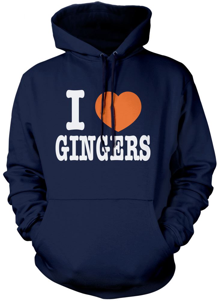 I Love Heart Gingers - Kids Unisex Hoodie