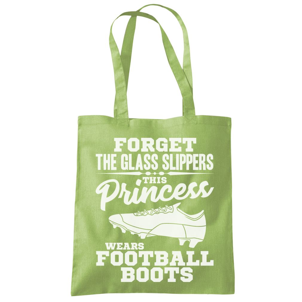 Forget The Glass Slippers, This Princess Wears Football Boots - Tote Shopping Bag
