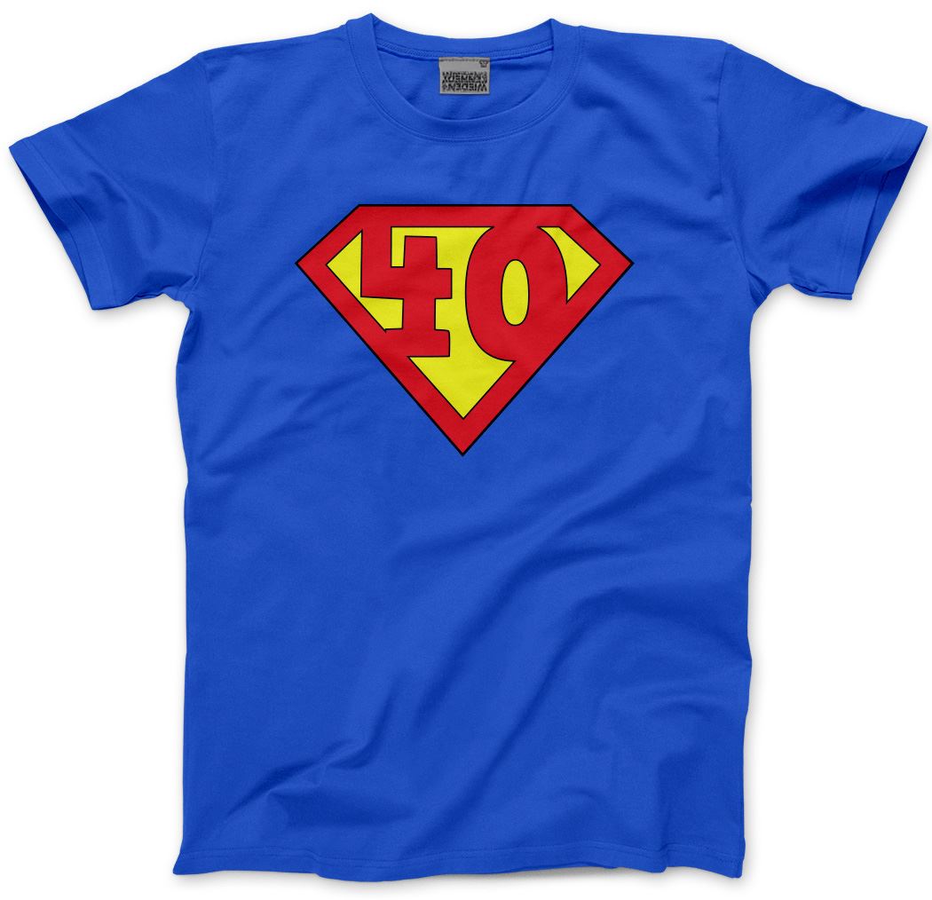 Super 40 Birthday Age - Mens Unisex T-Shirt